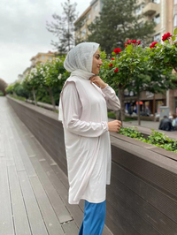 Misswhence 35025 Bej Penye Tunik