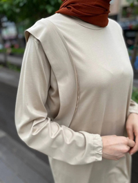 Misswhence 35025 Camel Penye Tunik