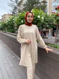 Misswhence 35025 Camel Penye Tunik