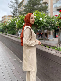 Misswhence 35025 Camel Penye Tunik