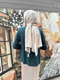 Misswhence 35208 Zümrüt İpek Ceket