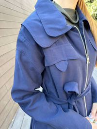 Misswhence 36404 Lacivert Trençkot