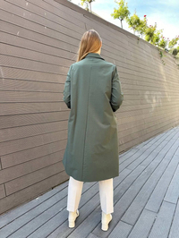 Misswhence 36412 Haki Çıtçıtlı Gömlek Kap