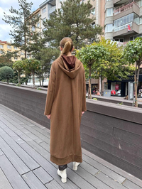 Misswhence 36510 Taba Cep Detaylı Süet Kap