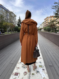 Misswhence 37401 Tarçın Keten Kap