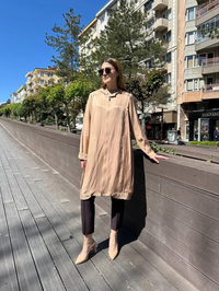 Misswhence 37404 Camel Keten Kap