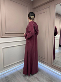 Misswhence 37513 Bordo İpek Kap