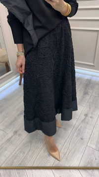 Misswhence 38219 Siyah Dantelli Takım