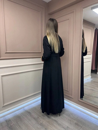 Misswhence 38803 Siyah Fermuar Detaylı Elbise