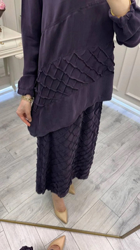 Misswhence 39002 Mor Tunik Etek Takım