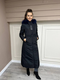 Ncl 23576 Siyah-Lacivert Çift Taraflı Şişme Parka