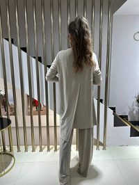 Noi 53110 Bej Elenay Pantolonlu Takım