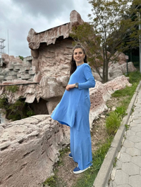 Noi 53110 Mavi Elenay Pantolonlu Takım