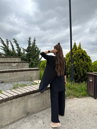 Noi 53110 Siyah Elenay Pantolonlu Takım