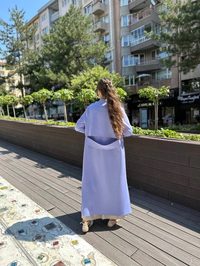 Noi 53323 Lila Arkası Kemerli Scuba Kap