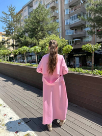 Noi 53323 Pembe Arkası Kemerli Scuba Kap
