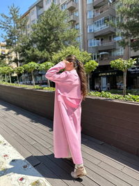 Noi 53323 Pembe Arkası Kemerli Scuba Kap