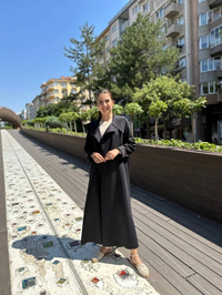 Noi 53323 Siyah Arkası Kemerli Scuba Kap