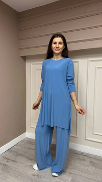 Noi 53608 Mavi Pantolonlu Takım