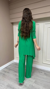 Noi 53608 Yeşil Pantolonlu Takım