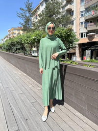 Noi 64164 Yeşil Elenay Etekli Takım