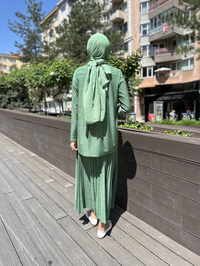 Noi 64164 Yeşil Elenay Etekli Takım