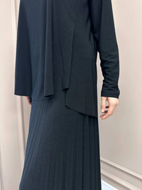 Noi 74101 Siyah Elenay Bluz Etek Takım