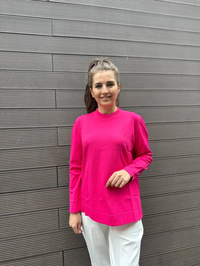 Nuss Triko 22NS-23K902 Mor Kısa Triko Tunik