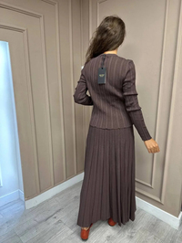 Nuss Triko 23K-603TKM Kahve Triko Etekli Takım