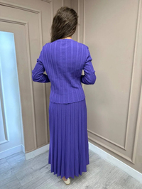 Nuss Triko 23K-603TKM Lila Triko Etekli Takım