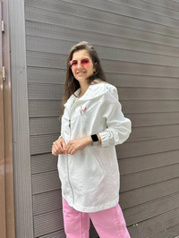 Nuss Triko 23K6011 Ekru Bomber Ceket