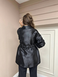 Nuss Triko 23Y6002 Siyah Organze Kap