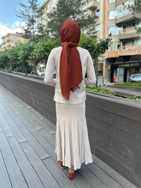 Nuss Triko 24K-1300 Bej Etekli Triko Takım