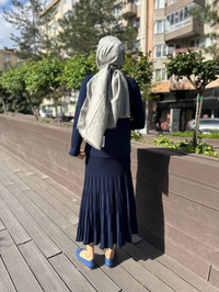 Nuss Triko 24K-1300 Lacivert Etekli Triko Takım