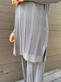 Nuss Triko 24K-610 Gri Pantolonlu Triko Takım