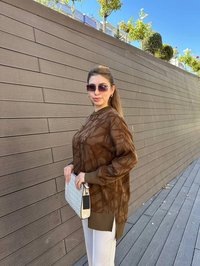 Nuss Triko 25K3004 Sütlü Kahve Gömlek