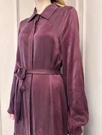 Nuss Triko 25Y2044 Bordo Elbise