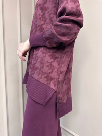 Nuss Triko 25Y3009 Bordo Tunik