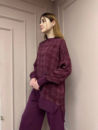 Nuss Triko 25Y3009 Bordo Tunik