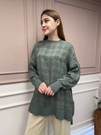 Nuss Triko 25Y3009 Haki Tunik