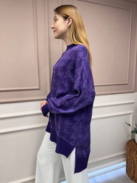 Nuss Triko 25Y3009 Mor Tunik