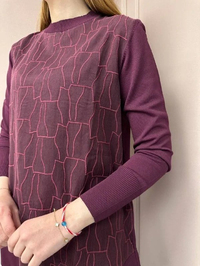 Nuss Triko 25Y3012 Bordo Tunik