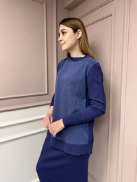 Nuss Triko 25Y3012 Lacivert Tunik