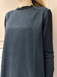 Nuss Triko 25Y3012 Siyah Tunik