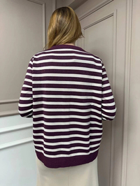 Nuss Triko 25Y306 Bordo Hırka