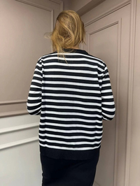 Nuss Triko 25Y306 Siyah Hırka