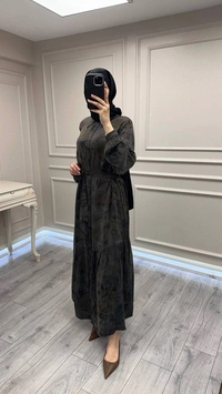 Nuss Triko 26Y2038 Kahve Elbise