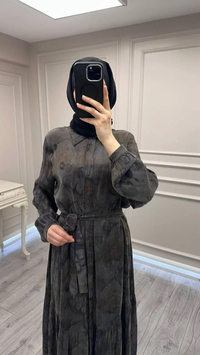 Nuss Triko 26Y2038 Kahve Elbise