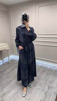 Nuss Triko 26Y2038 Lila Elbise
