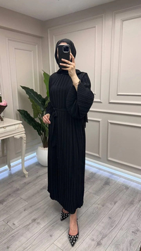 Nuss Triko 26Y2051 Siyah Elbise